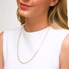 10K Hollow Gold Figaro Chain