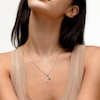 Diamond-Cut Heart Key Charm in 10K Two-Tone Gold