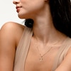 Small Open Filigree Cross Charm in 14K Solid Gold