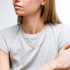 10K Gold Bonded Diamond-Cut Rope Chain - 18"