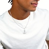 Sterling Silver Anchor with Rope Necklace Charm