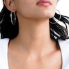 50mm Hoop Earrings in Sterling Silver