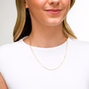 14K Solid Gold Curb Chain - 18"