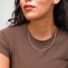 10K Solid Gold Dorica Rope Two-Tone Chain - 18"