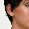 Child's 3mm Cubic Zirconia Solitaire Stud Earrings in 14K White Gold