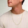 10K Hollow Gold Figaro Chain - 24"