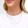 Thumbnail Image 8 of 14K Solid Gold Mirror Valentino Tri-Color Chain Made in Italy - 18"