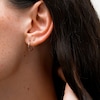 13mm Hoop Earrings in 14K Tube Hollow Gold