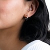 20mm Diamond-Cut Twist Hoop Earrings in Hollow Sterling Silver