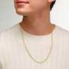 10K Hollow Gold Beveled Curb Chain