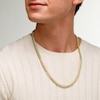 10K Semi-Solid Gold Cuban Curb Chain Made in Italy