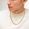 10K Semi-Solid Gold Cuban Curb Chain - 22"