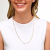 10K Hollow Gold Valentino Chain - 22"