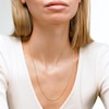 040 Gauge Valentino Chain Necklace in 10K Hollow Gold - 26"