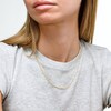 10K Semi-Solid Gold Paper Clip Chain - 18"