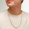 10K Semi-Solid Gold Cuban Curb Chain