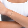 Made in Italy 080 Gauge Miami Curb Chain Bracelet in 10K Semi-Solid Gold - 7.5"