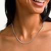 Sterling Silver Miami Curb Chain Made in Italy - 18"