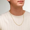 10K Semi-Solid Gold Cuban Curb Chain - 22"