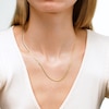 10K Hollow Gold Tight Curb Oval Chain Made in Italy - 18"
