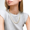 10K Semi-Solid Gold Diamond-Cut Rope Chain - 20"