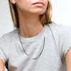 10K Hollow Gold Diamond-Cut Rambo Chain - 20"