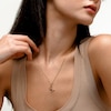 Small Butterfly Outline Necklace Charm in 10K Gold