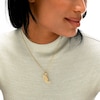Mexico Outline Necklace Charm in 10K Gold
