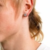 10K Solid Gold 1/6 CT. T.W. Diamond Pavé Cluster Studs