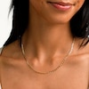 10K Hollow Gold Woven Link Chain