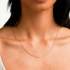 10K Solid Gold Mirror Chain Made in Italy