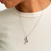 10K Hollow White Gold Nefertiti Charm