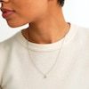 10K Hollow White Gold Dainty Puffy Heart Charm