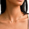 10K Solid Gold Hearts Cable Chain Made in Italy - 15" + 1"