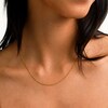 10K Solid Gold Twist Box Chain Made in Italy