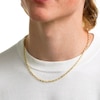 10K Semi-Sold Gold Cable Chain