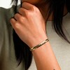 10K Semi-Sold Gold Tight Curb Chain Bracelet