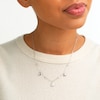 Sterling Silver CZ Pavé Heart Necklace