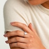 ​​​​​​​Sterling Silver CZ Polished Heart Ring