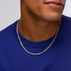 ​​​​​​​Sterling Silver Gunmetal Rope Chain Made in Italy - 20"