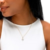 10K Solid Gold CZ H Initial Charm