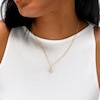 10K Solid Gold CZ N Initial Charm