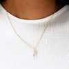 10K Solid Gold CZ Z Initial Charm