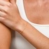 10K Hollow Gold Forzentina Chain Bracelet - 7.5"