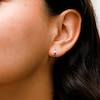 Solid Sterling Silver 8mm Mini Huggies