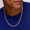 10K Hollow Gold Diamond Cut Curb Chain Made in Italy