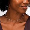Child's Sterling Silver Diamond-Cut Twist Cable Chain Made in Italy - 15"