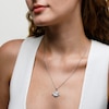 Sterling Silver CZ Dove Necklace Charm
