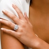 ​​​​​​​Sterling Silver CZ Cushion Cut Ring - Size 8