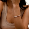 Sterling Silver Diamond-Cut Beaded Bolo Chain Bracelet Made in Italy - 9"